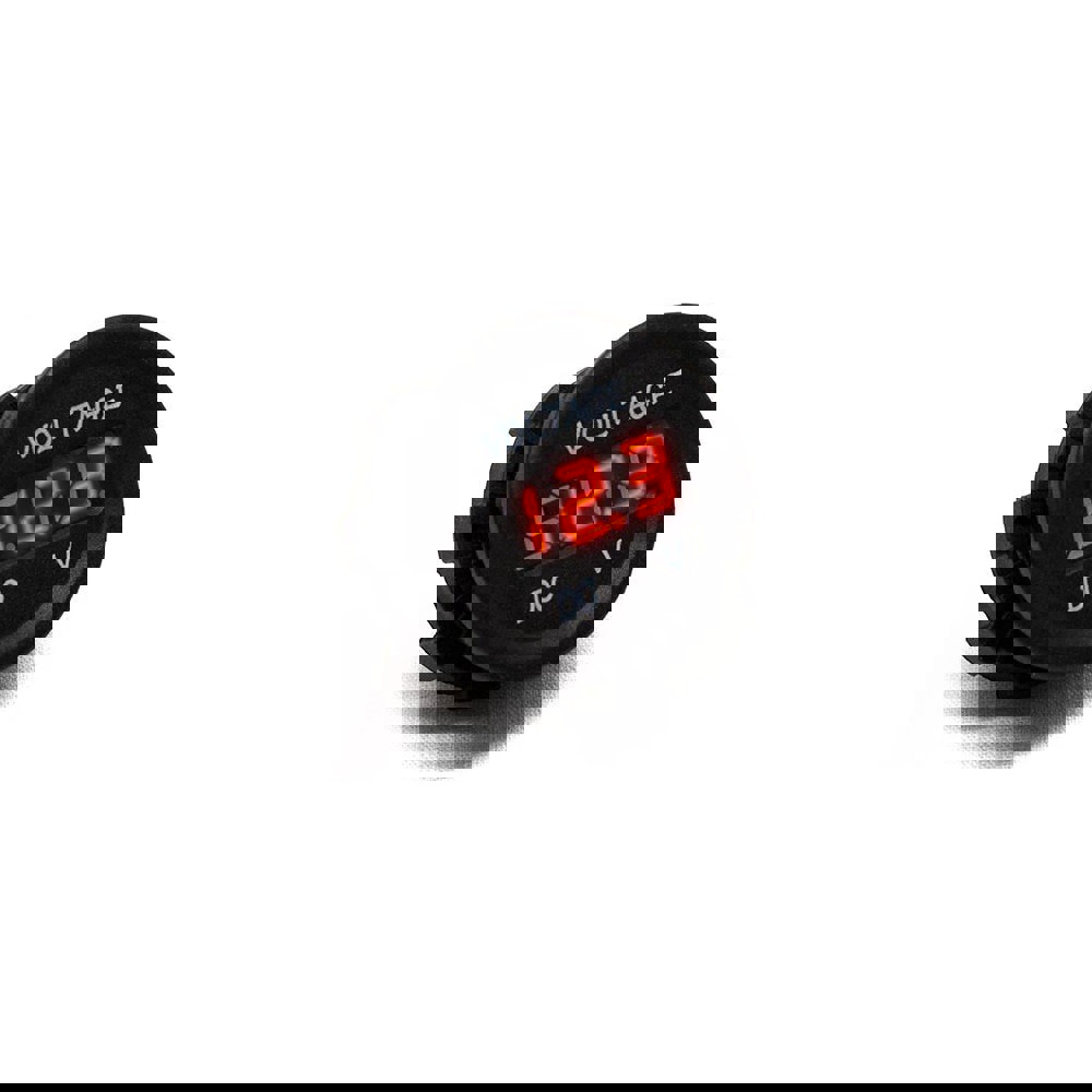 Automotive Replacement Parts; Application: Single Source Socket Style Voltmeter (Red)